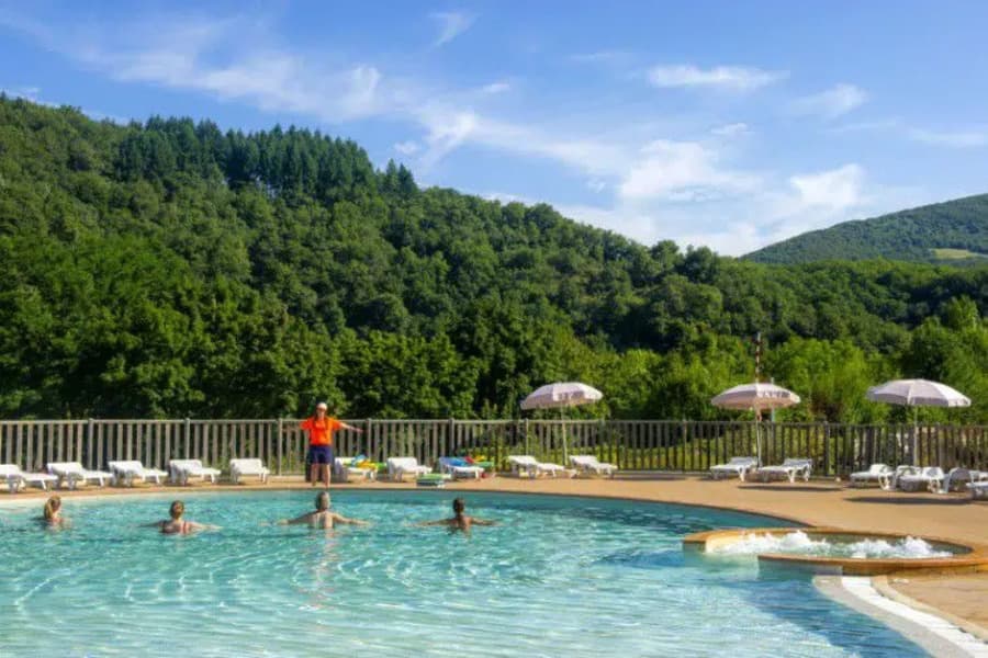 A scenery from Camping Seasonova Les Rives d'Olt et Aubrac