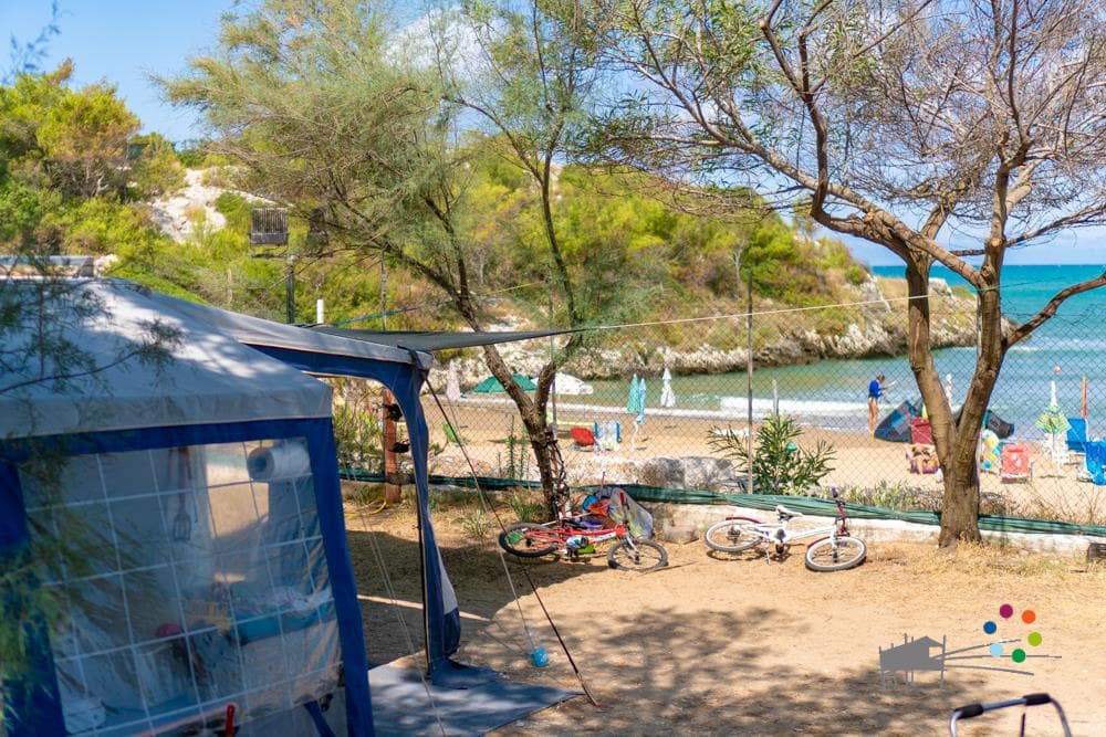 A scenery from Camping Capo Vieste