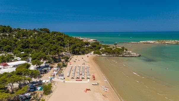 A scenery from Camping Capo Vieste