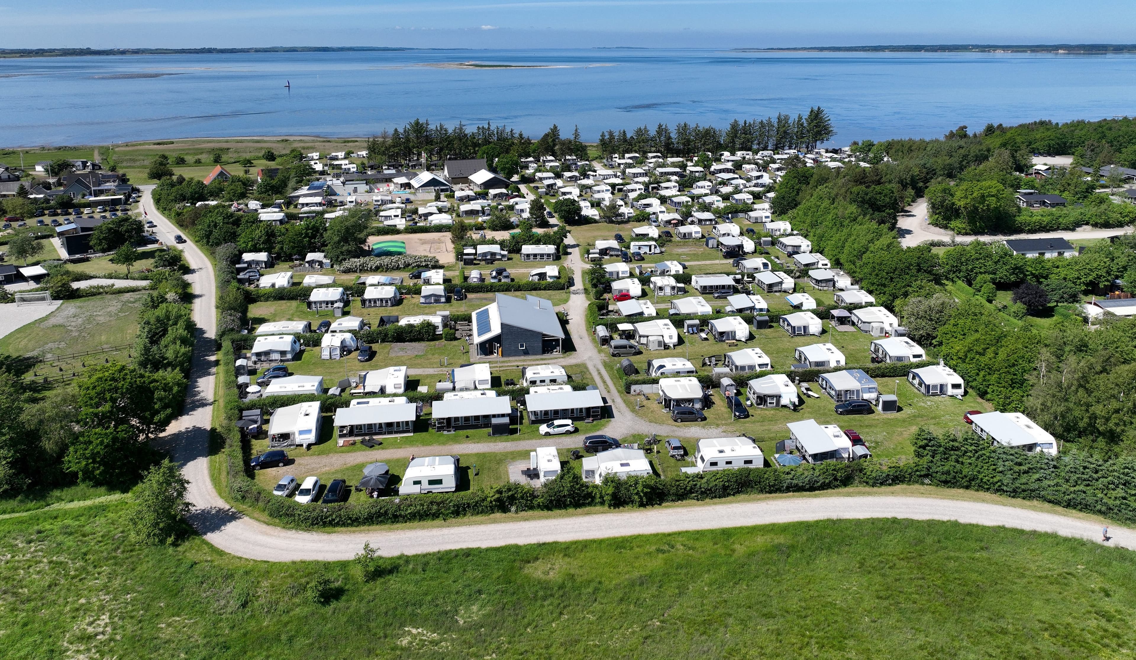 A scenery from Hvalpsund Familie Camping
