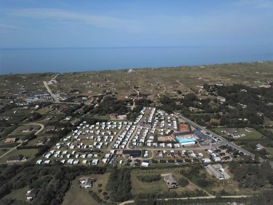 A scenery from Vedersø Strand Camping