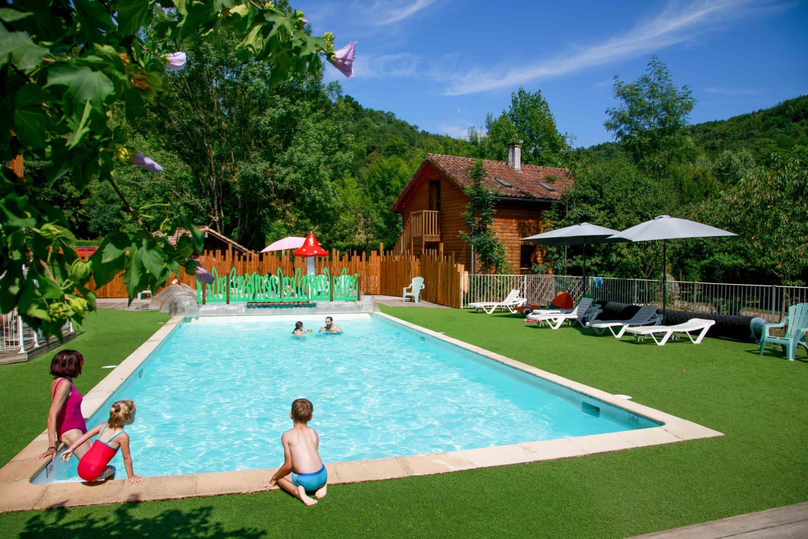A scenery from Camping l'Arize