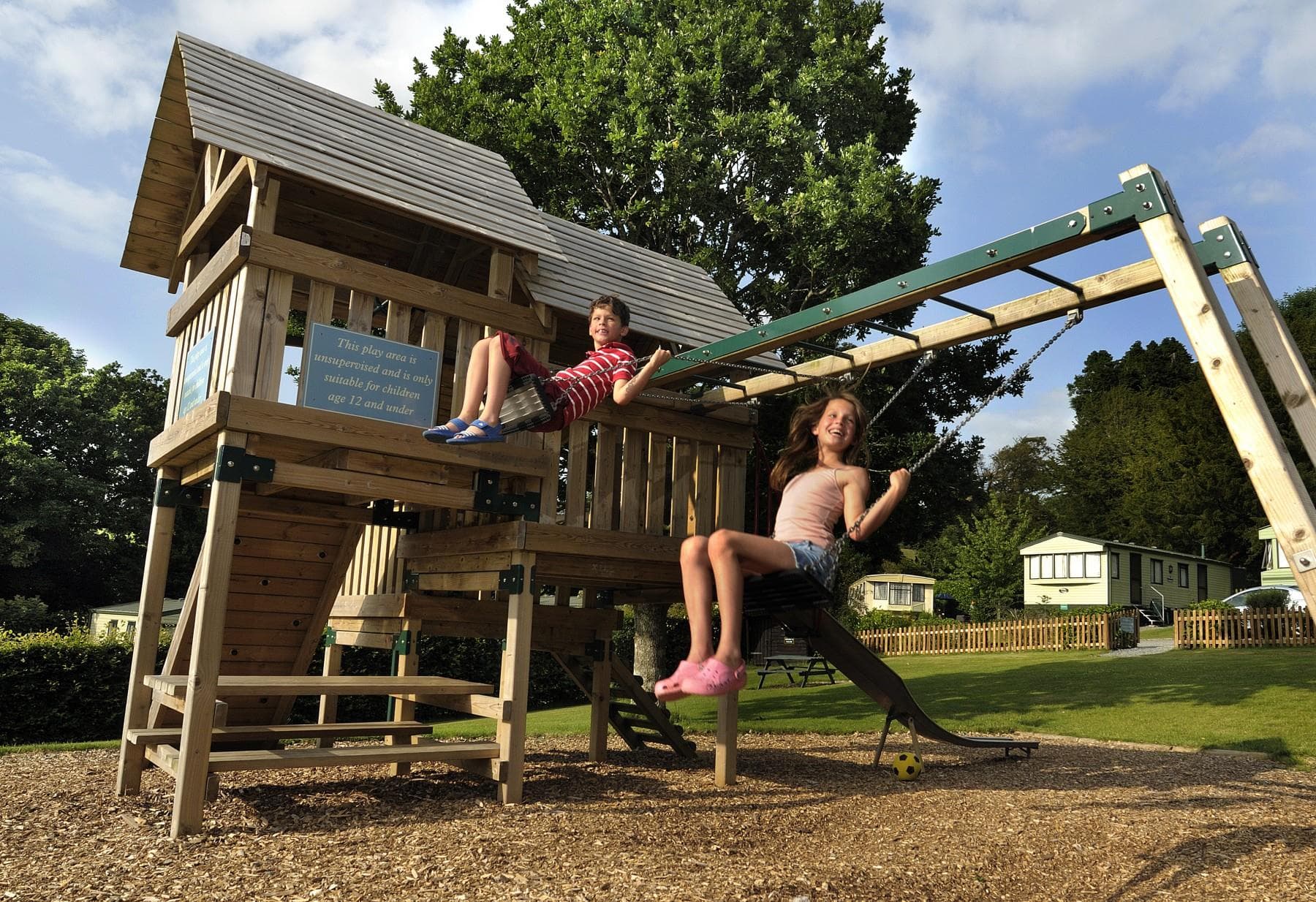 A scenery from Langstone Manor Holiday Park