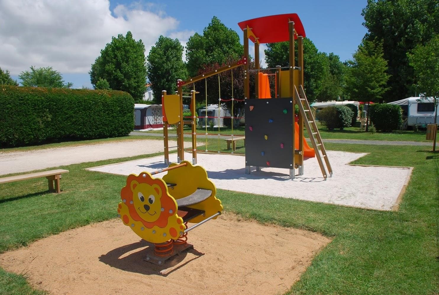 A scenery from Camping La Borderie