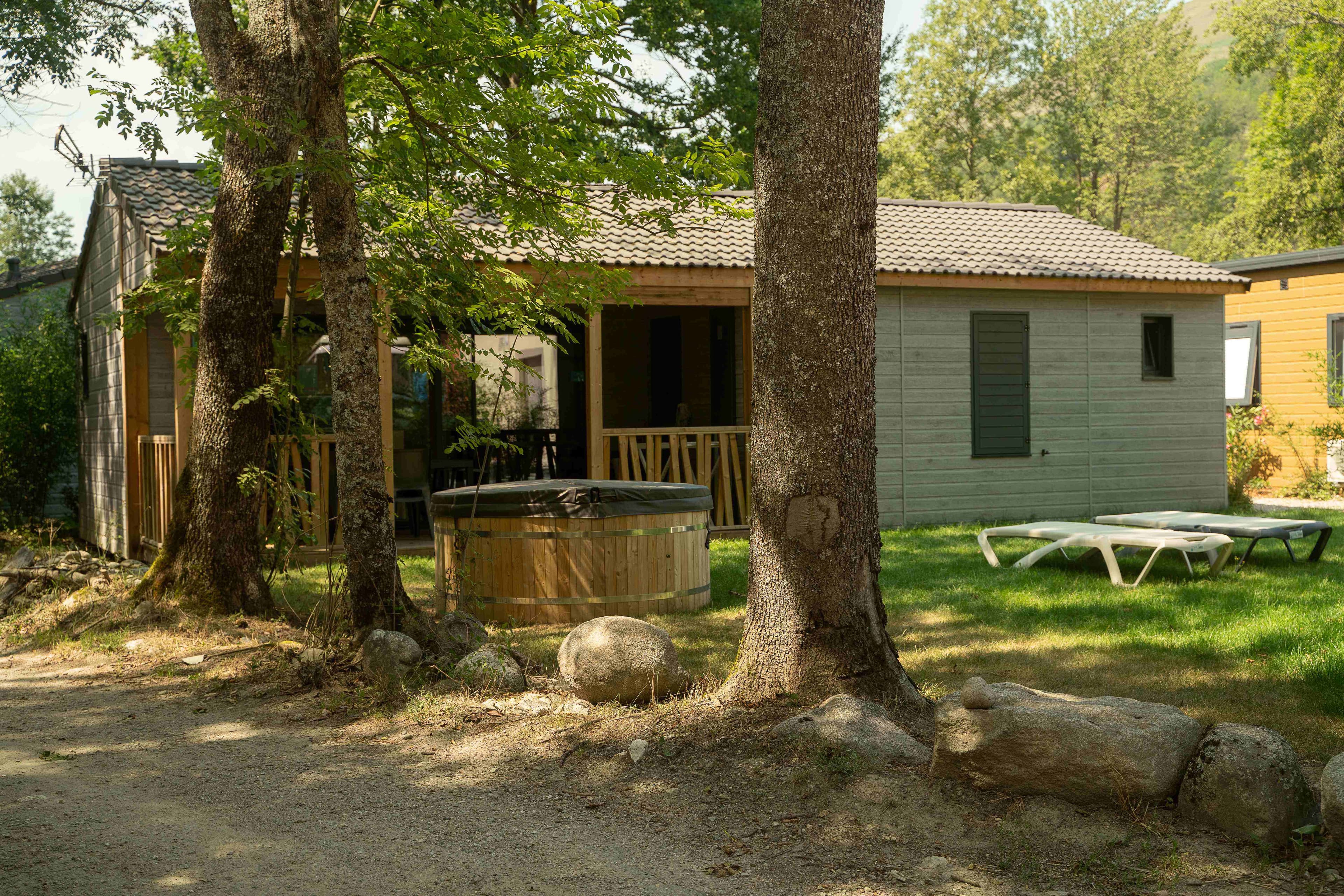 A scenery from Flower Camping La Marmotte