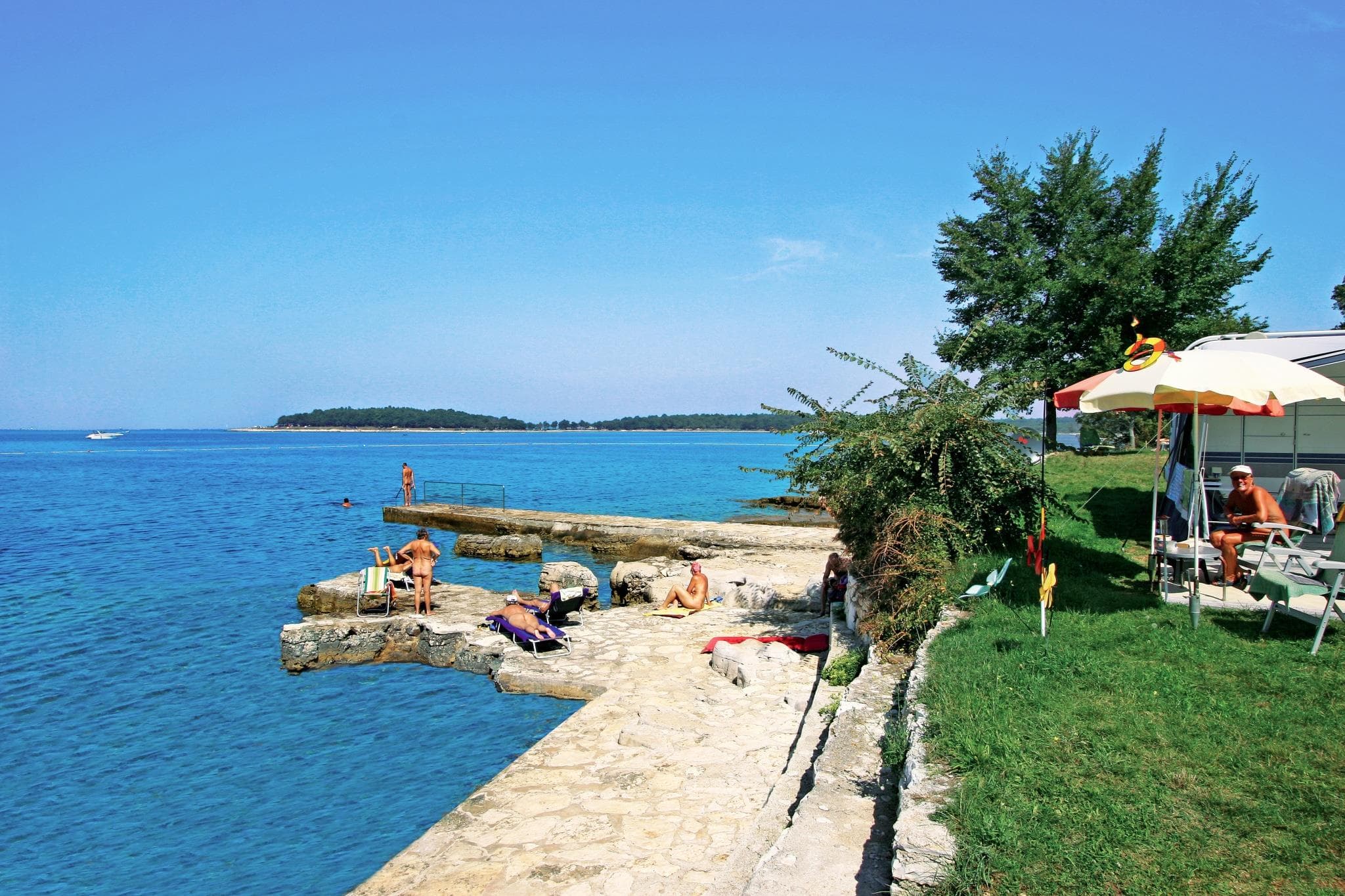 A scenery from Camping Ulika