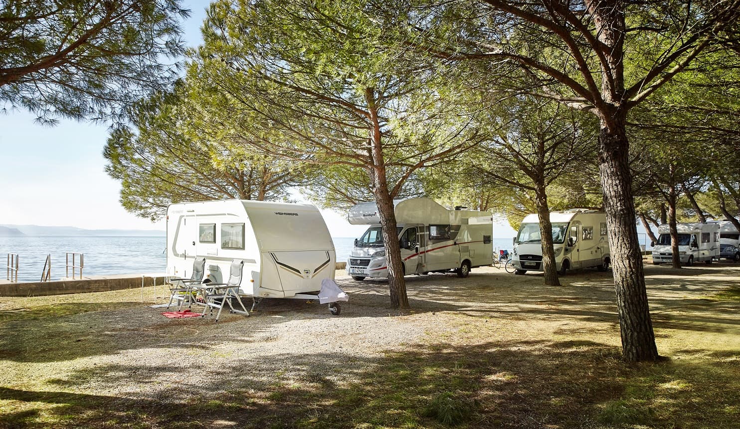 A scenery from Camping Adria