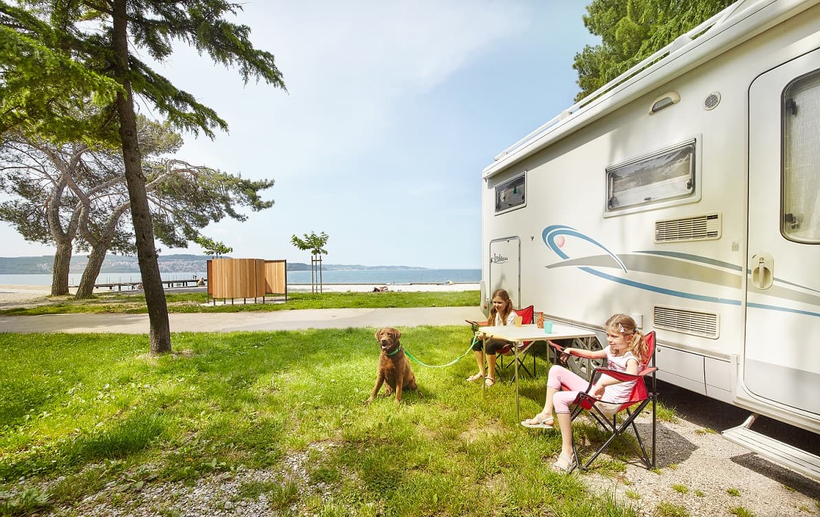 A scenery from Camping Adria