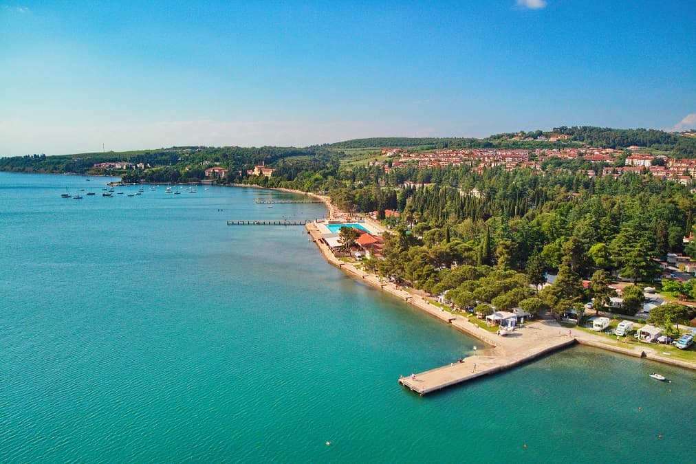 A scenery from Camping Adria