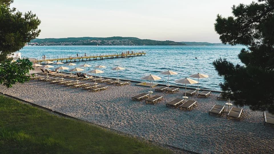 A scenery from Camping Adria
