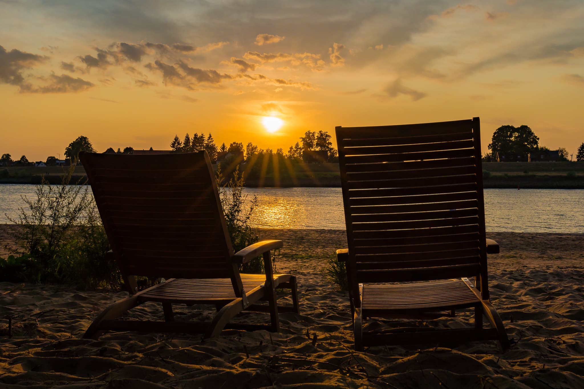 A scenery from Stover Strand Camping