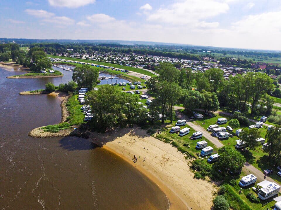 A scenery from Stover Strand Camping