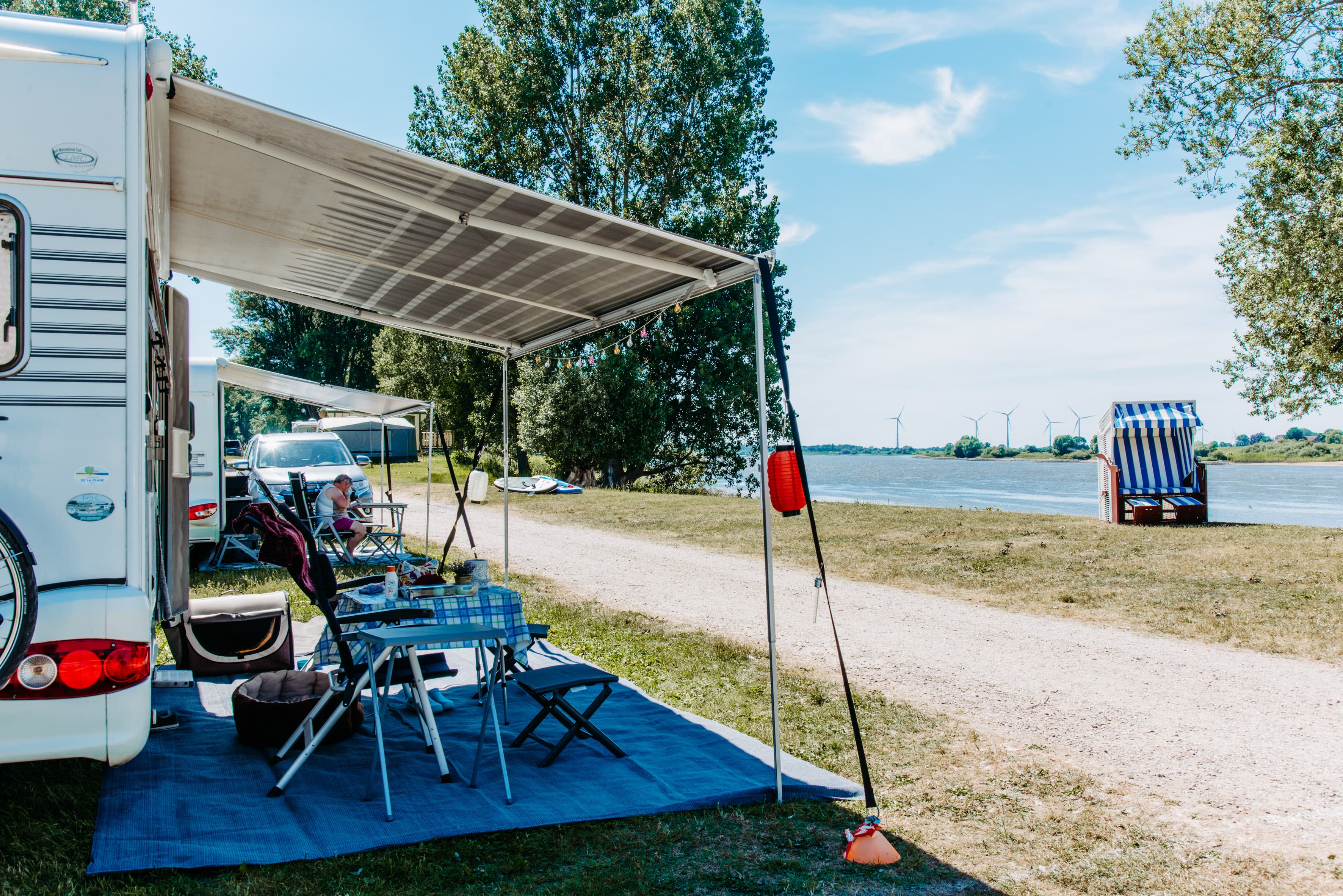 A scenery from Stover Strand Camping