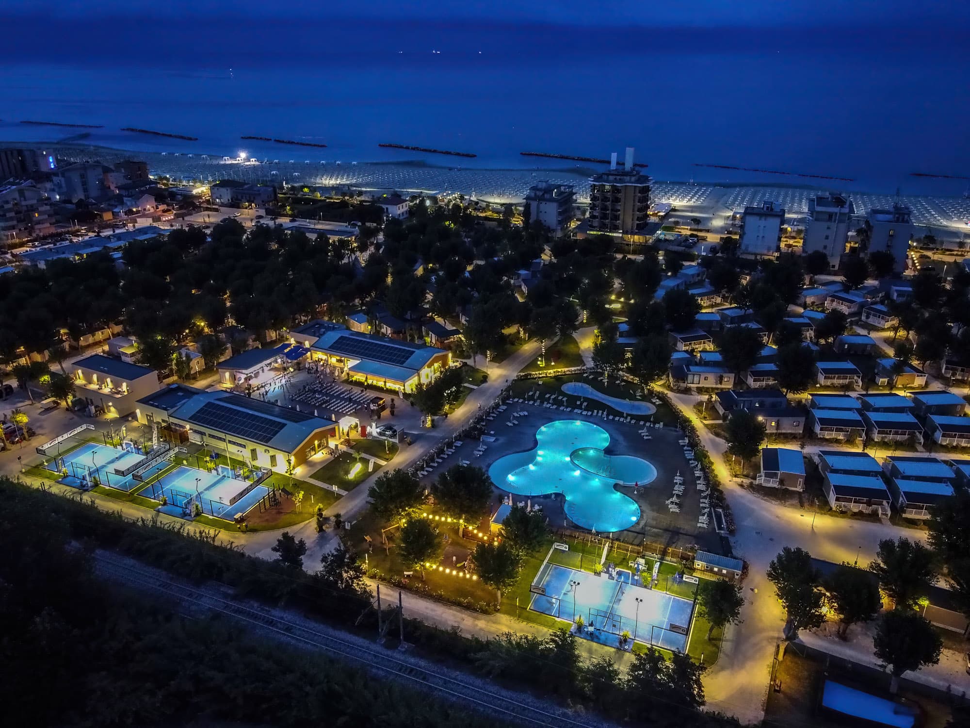 A scenery from Club del Sole Rimini Family Resort