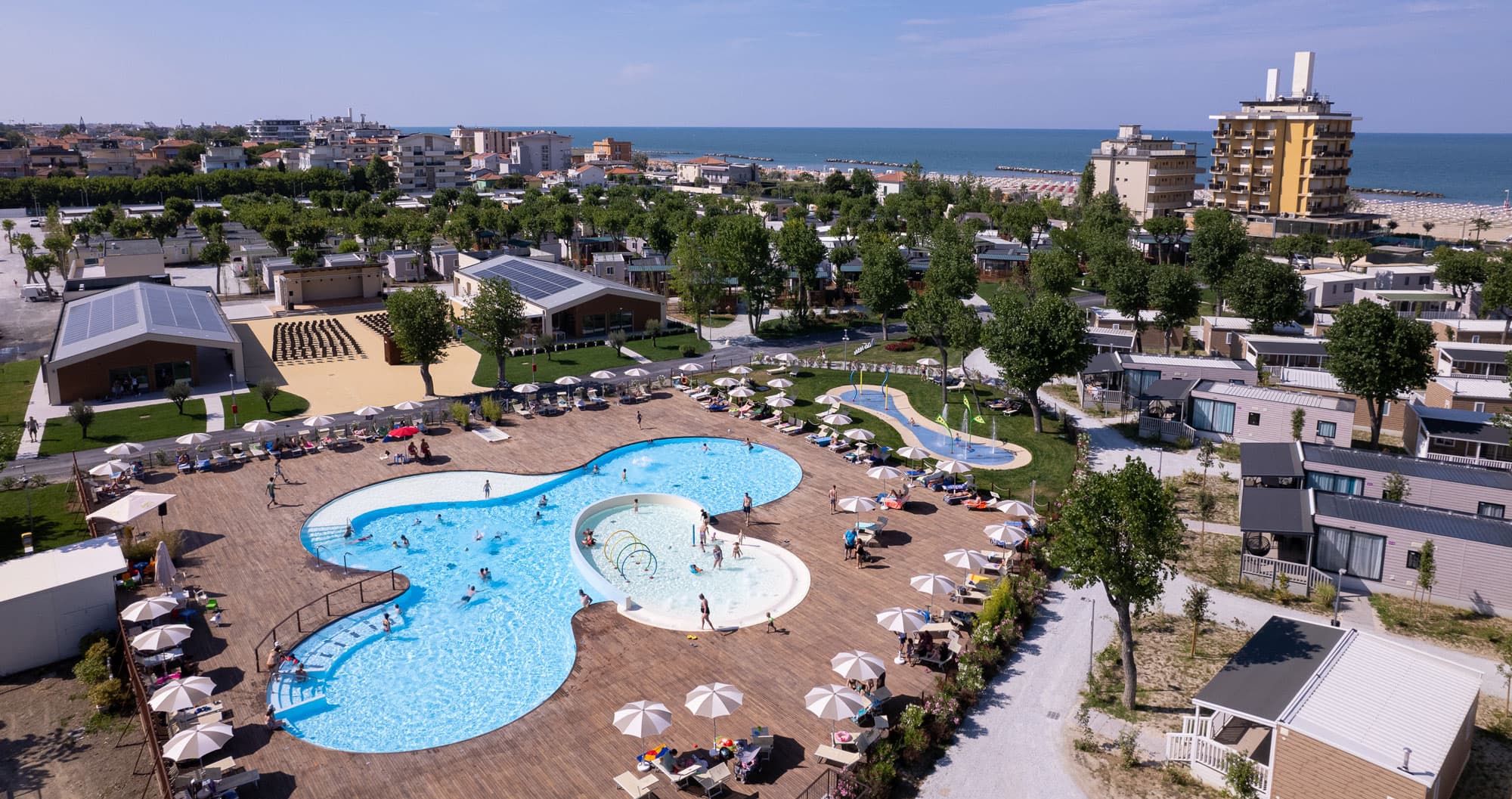 A scenery from Club del Sole Rimini Family Resort