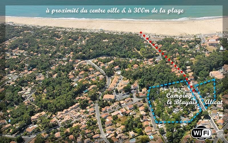 A scenery from Camping Le Blayais et l'Alicat
