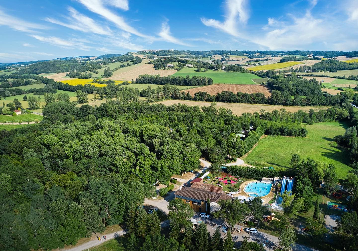 A scenery from Camping du Chêne Vert