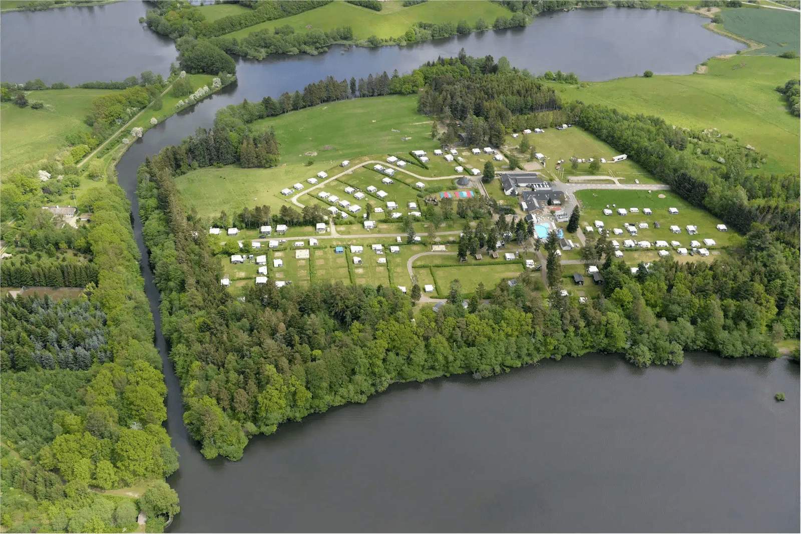 A scenery from Vestbirk Camping