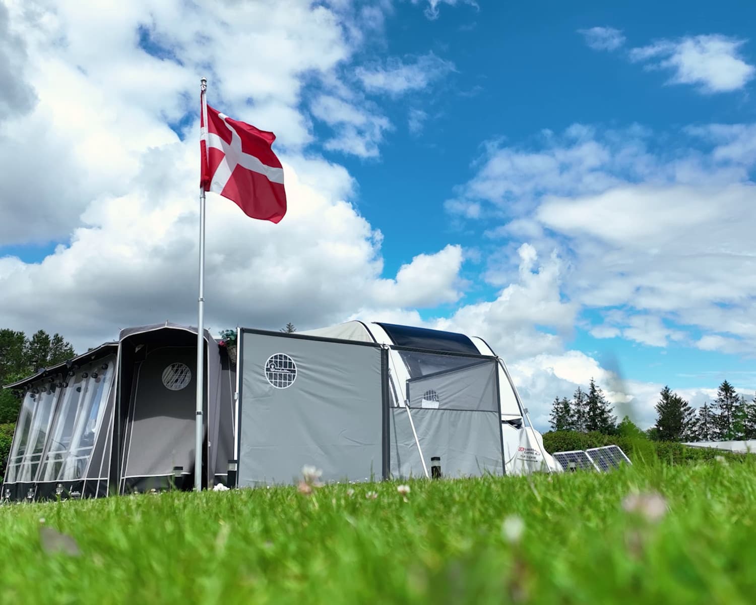 A scenery from Vestbirk Camping