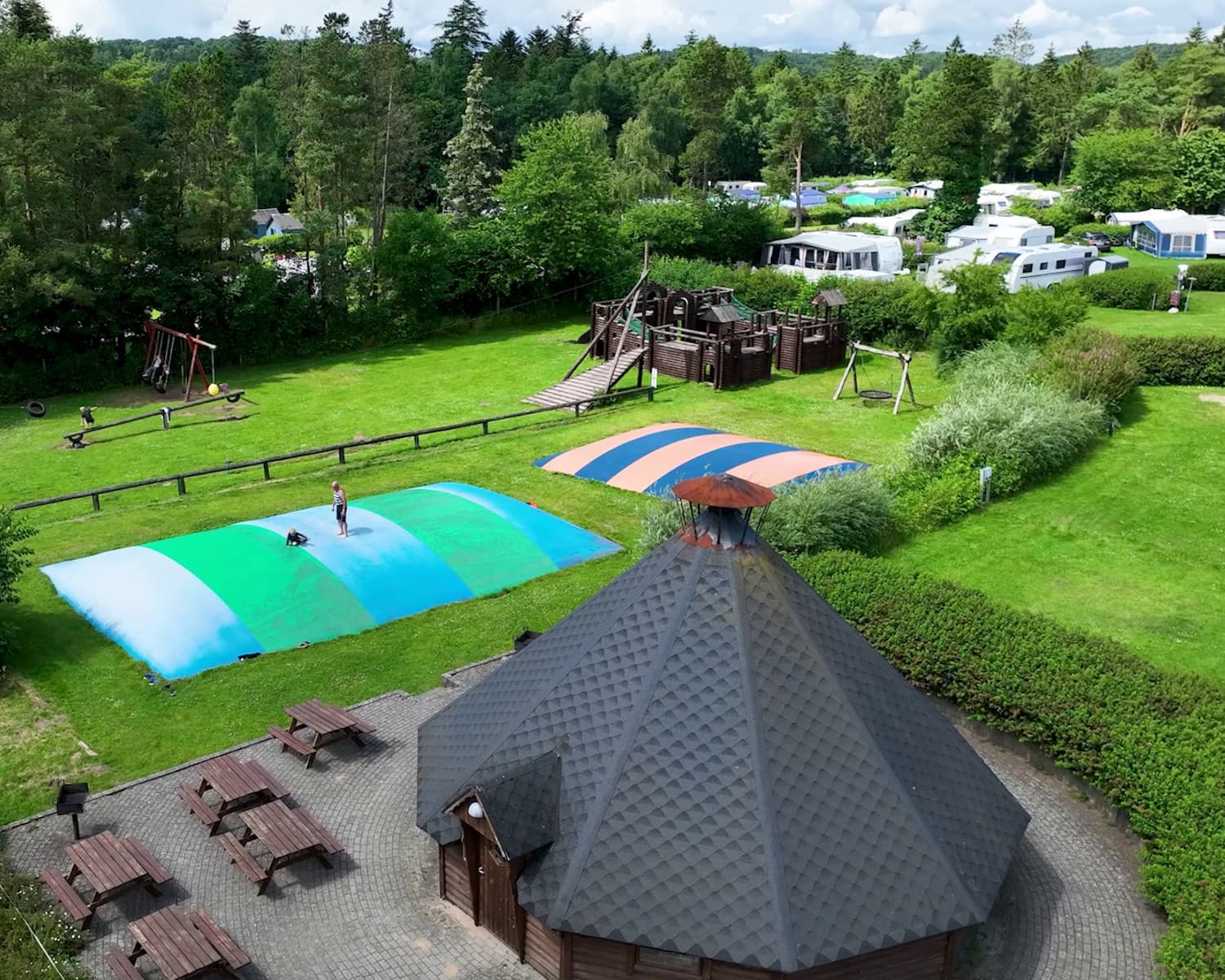 A scenery from Vestbirk Camping