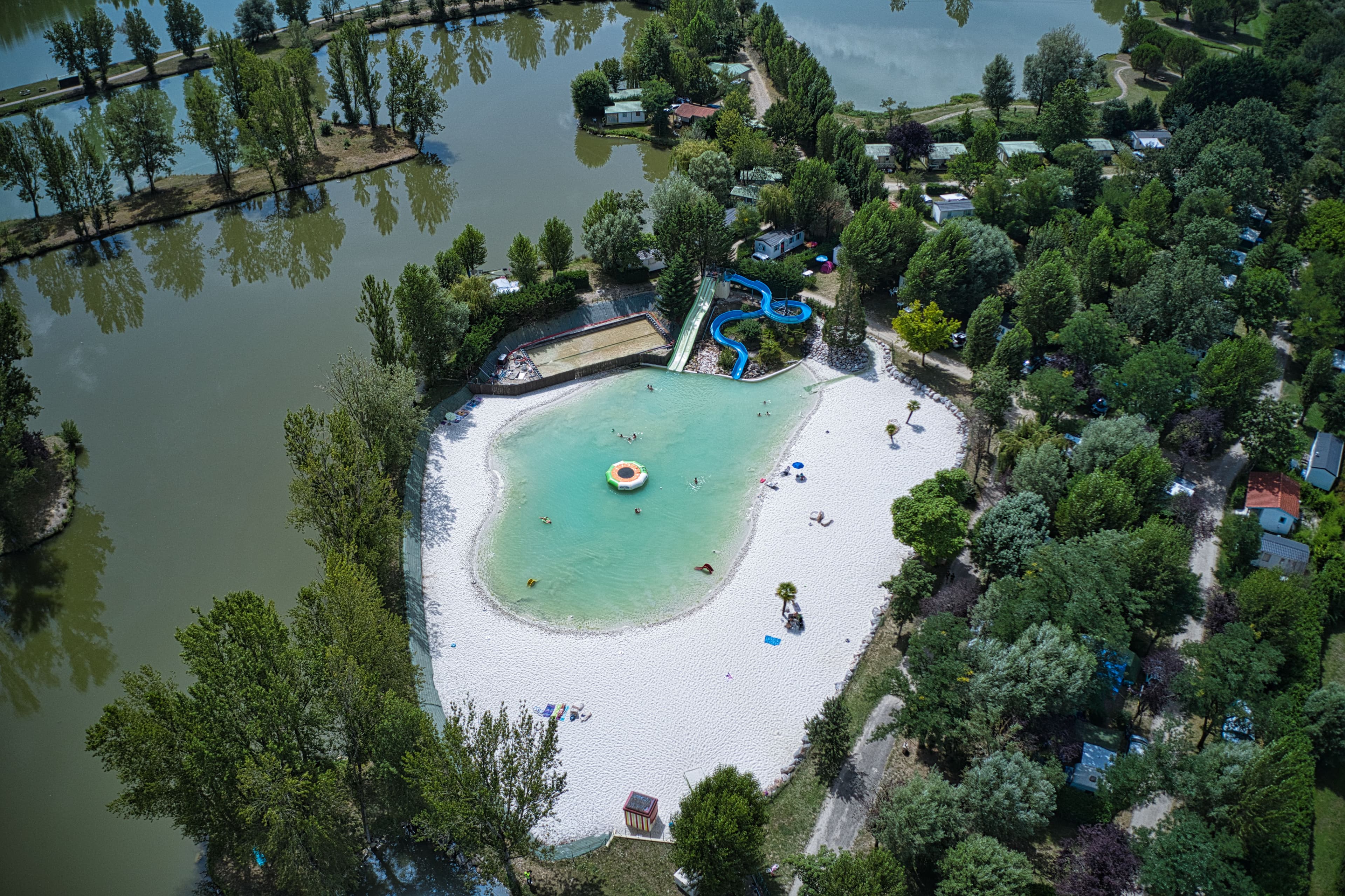 A scenery from Camping Le Plan d'Eau Saint Charles