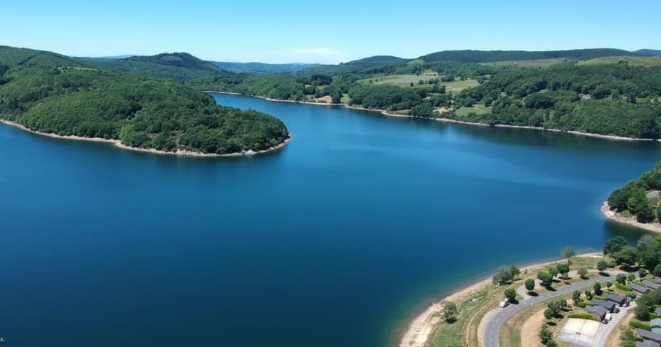 A scenery from Les Rives du Lac de Laouzas