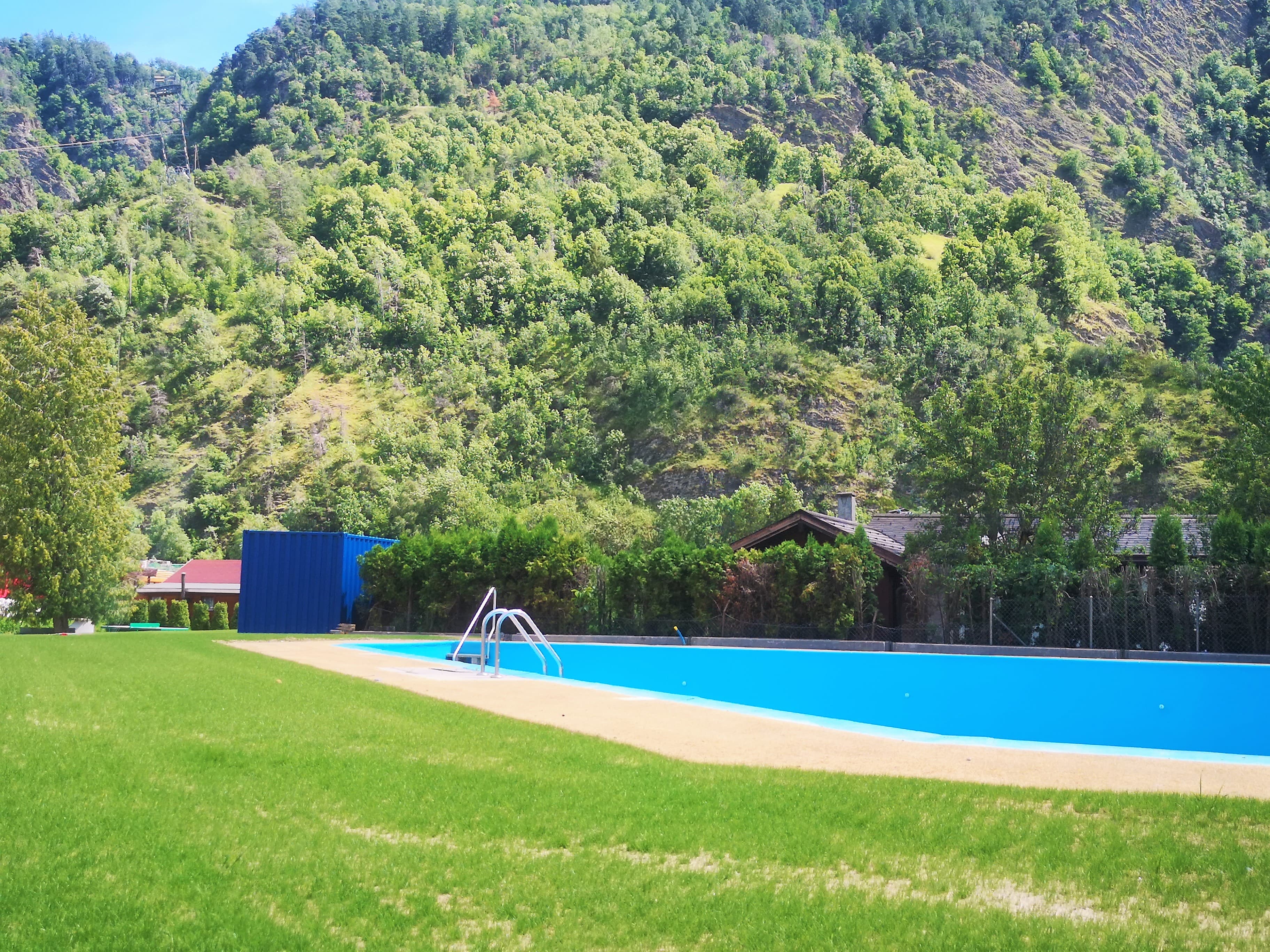 A scenery from Camping Simplonblick