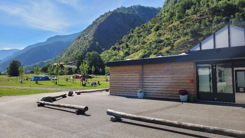 A scenery from Camping Simplonblick