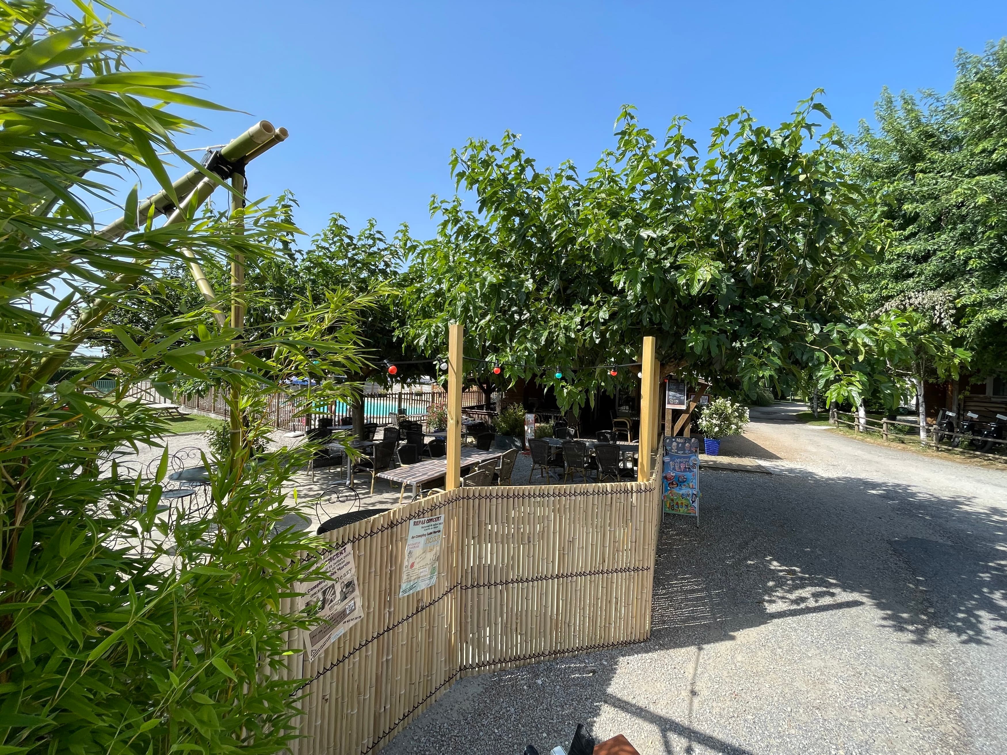 A scenery from Flower Camping Saint Martin