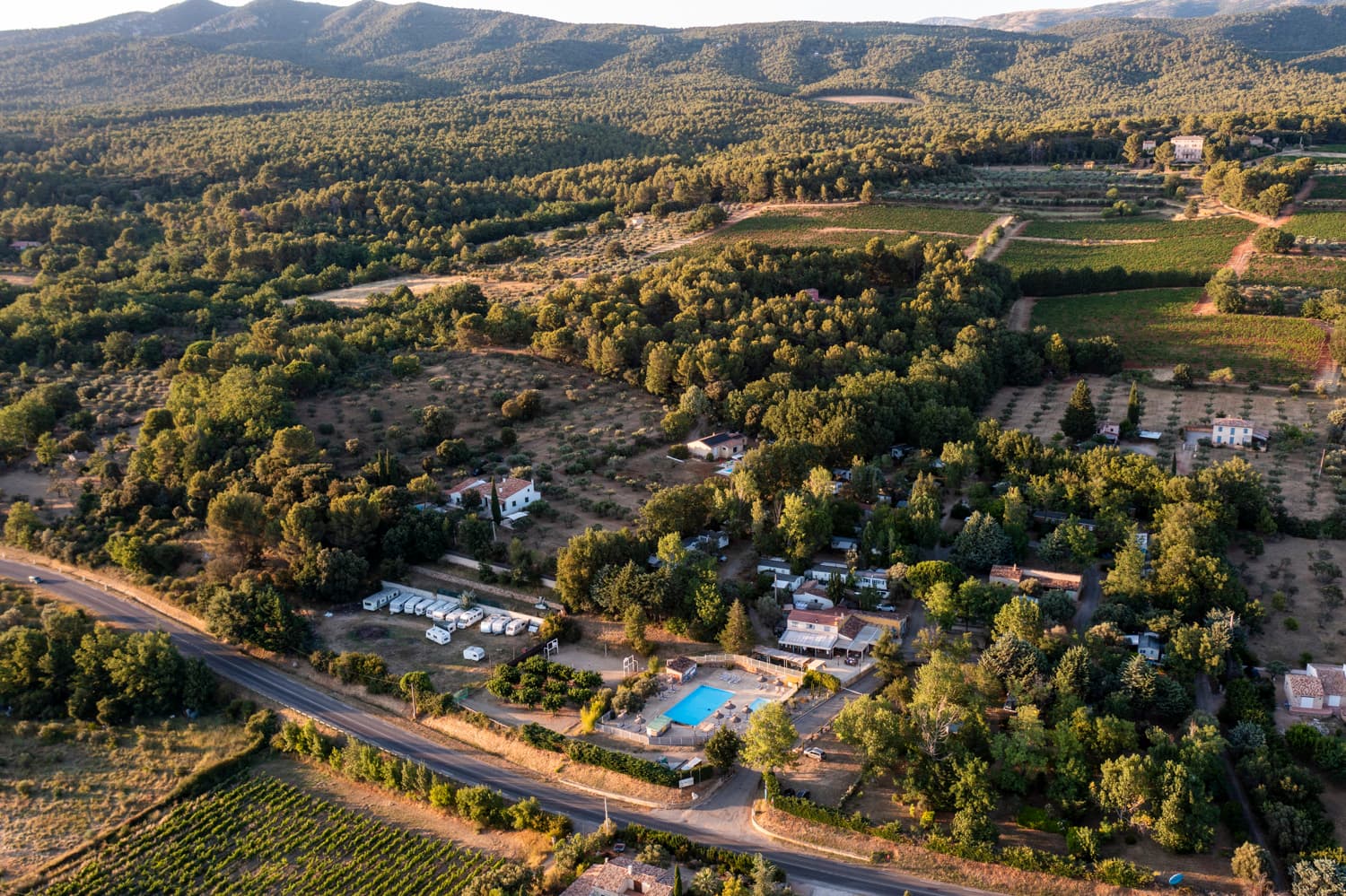 A scenery from Camping L'Emeraude du Verdon