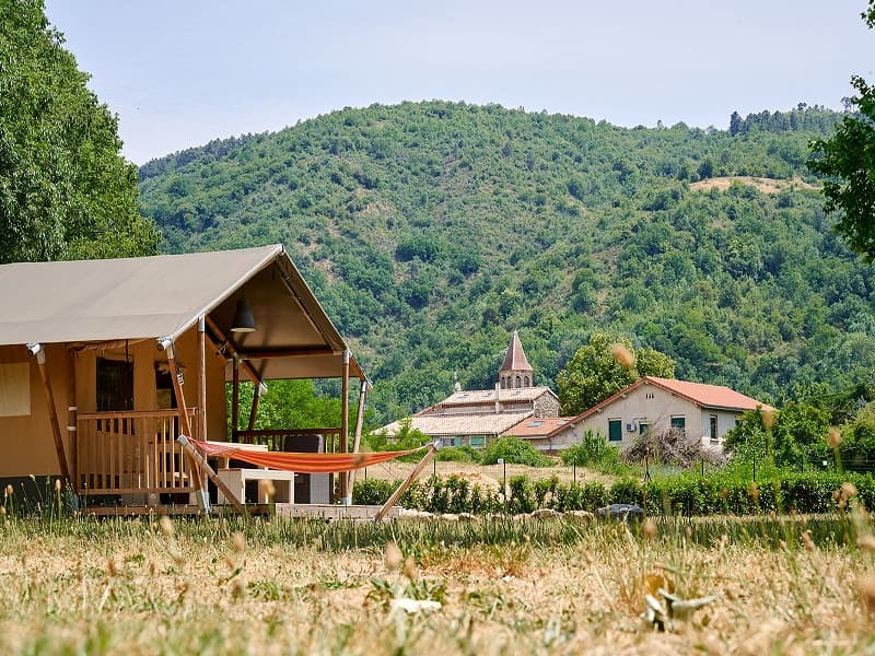 A scenery from Camping La Garenne à Saint-Laurent-du-Pape / ARDECHE