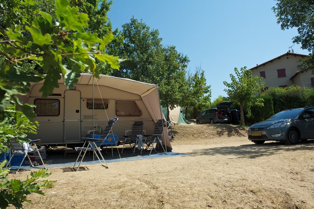 A scenery from Camping La Garenne à Saint-Laurent-du-Pape / ARDECHE