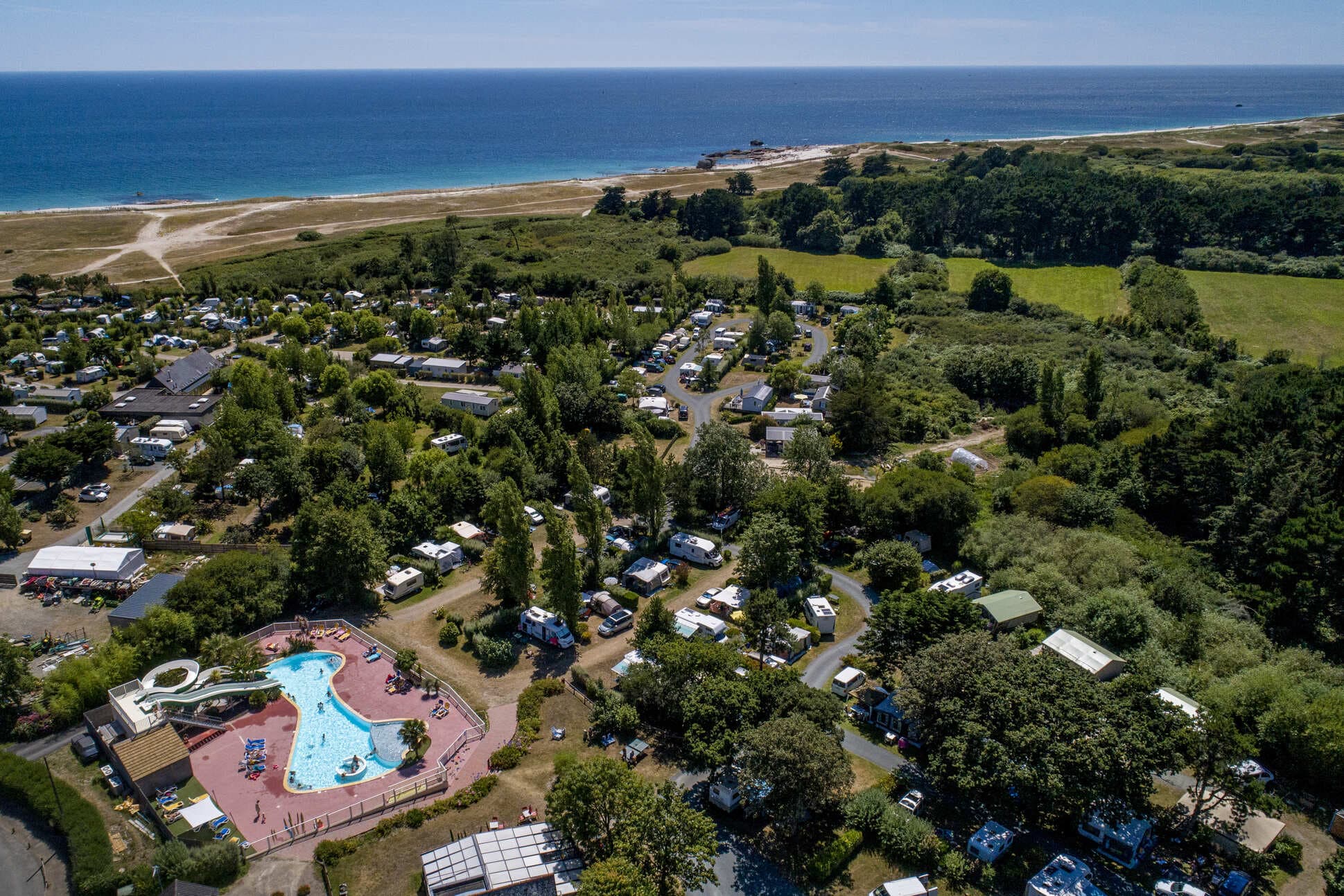 A scenery from Flower Camping La Grande Plage