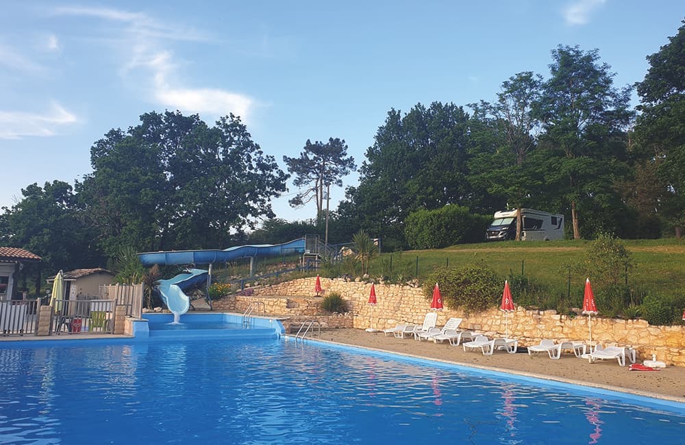 A scenery from Camping des Bastides