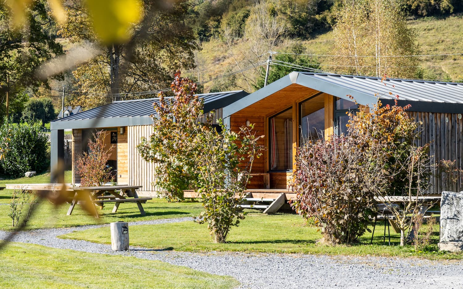 A scenery from AZUN NATURE Chalets-Camping & Spa