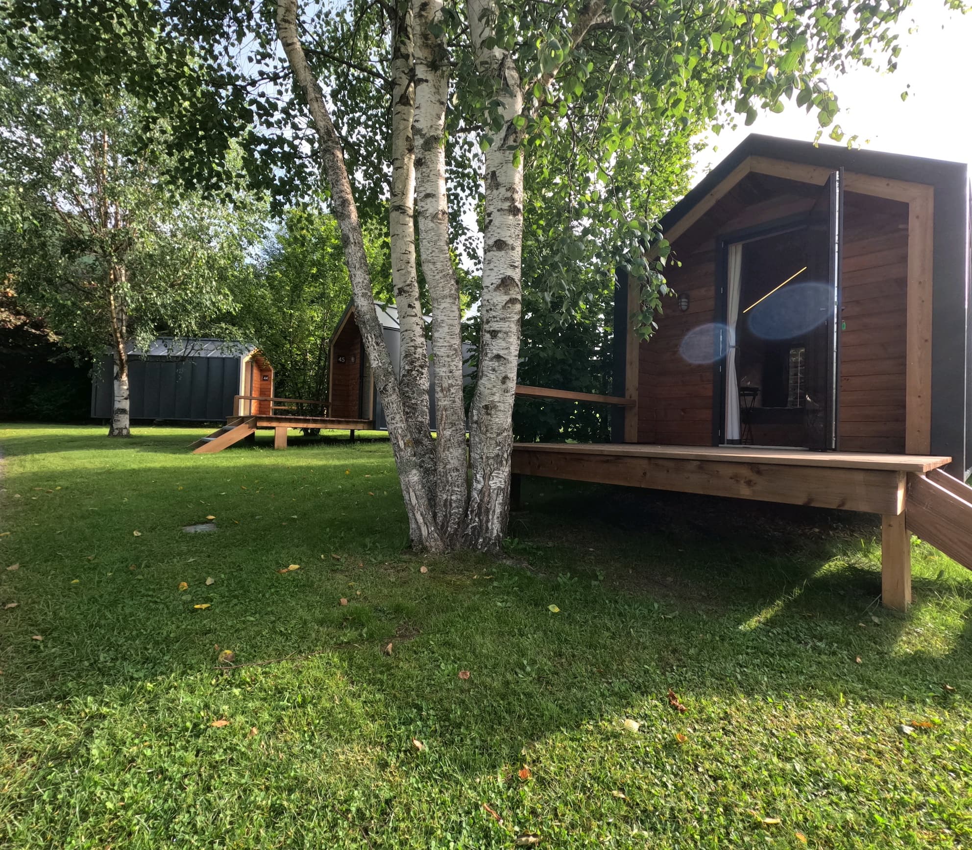 A scenery from AZUN NATURE Chalets-Camping & Spa