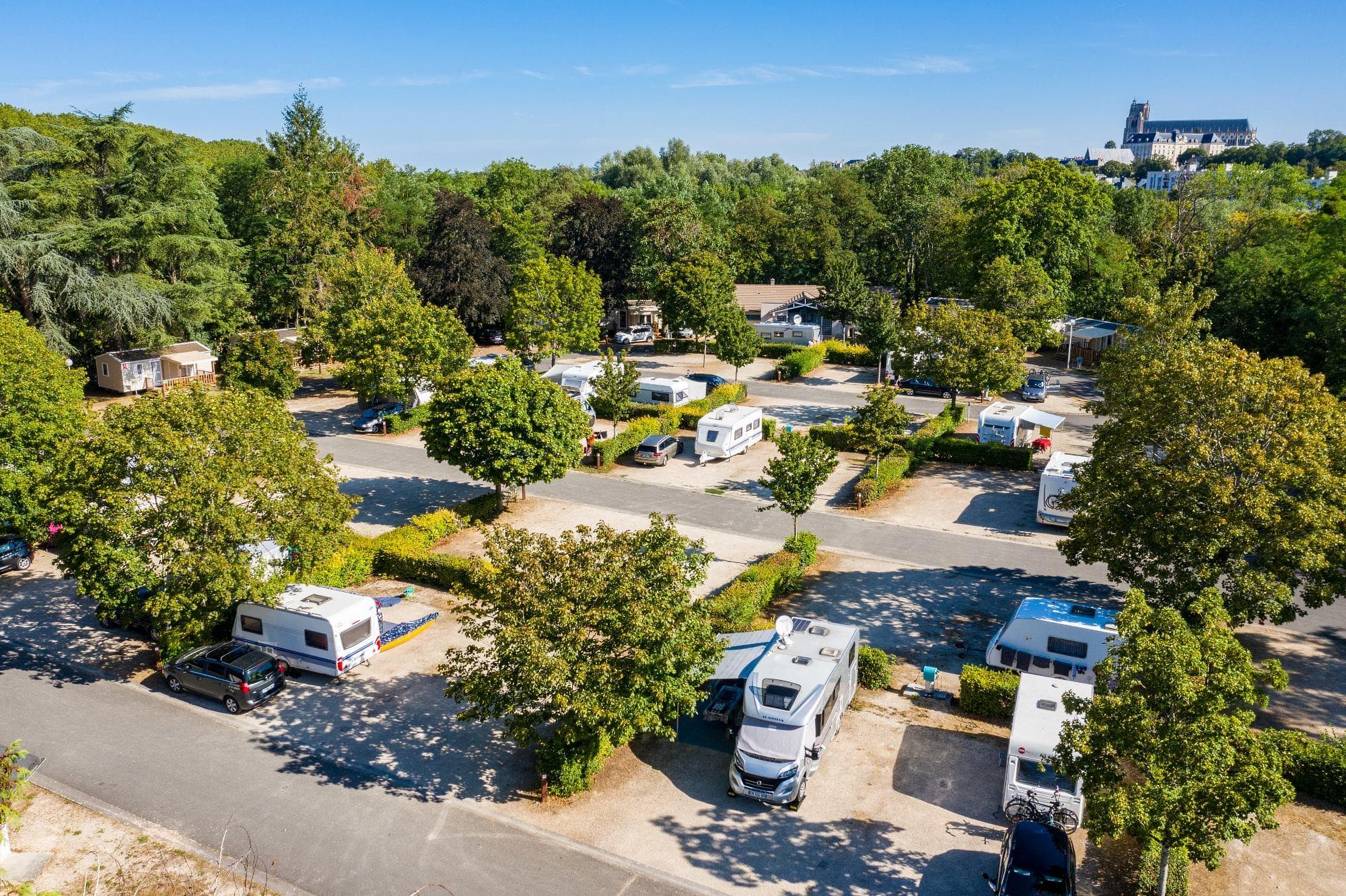 A scenery from Camping de Bourges
