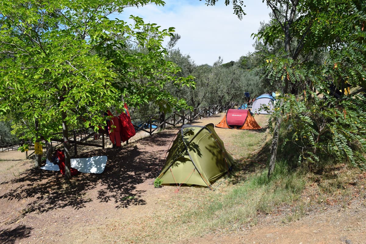 A scenery from Camping Blucamp