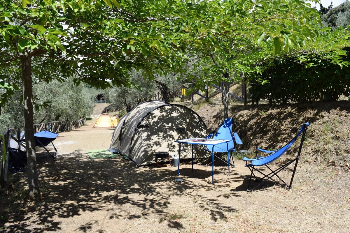 A scenery from Camping Blucamp