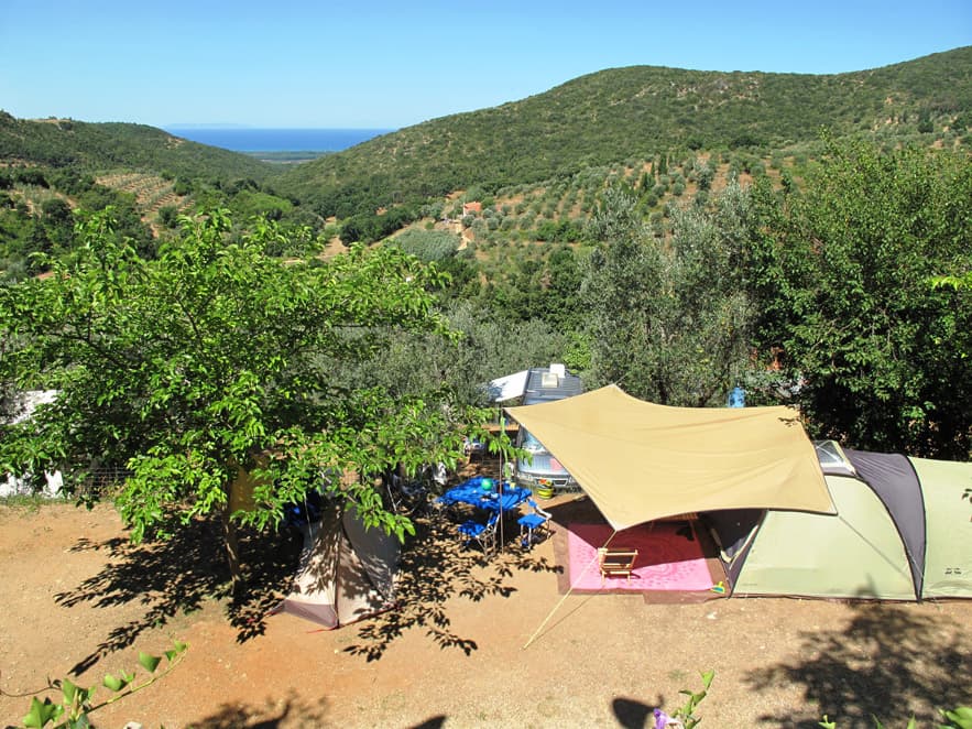 A scenery from Camping Blucamp