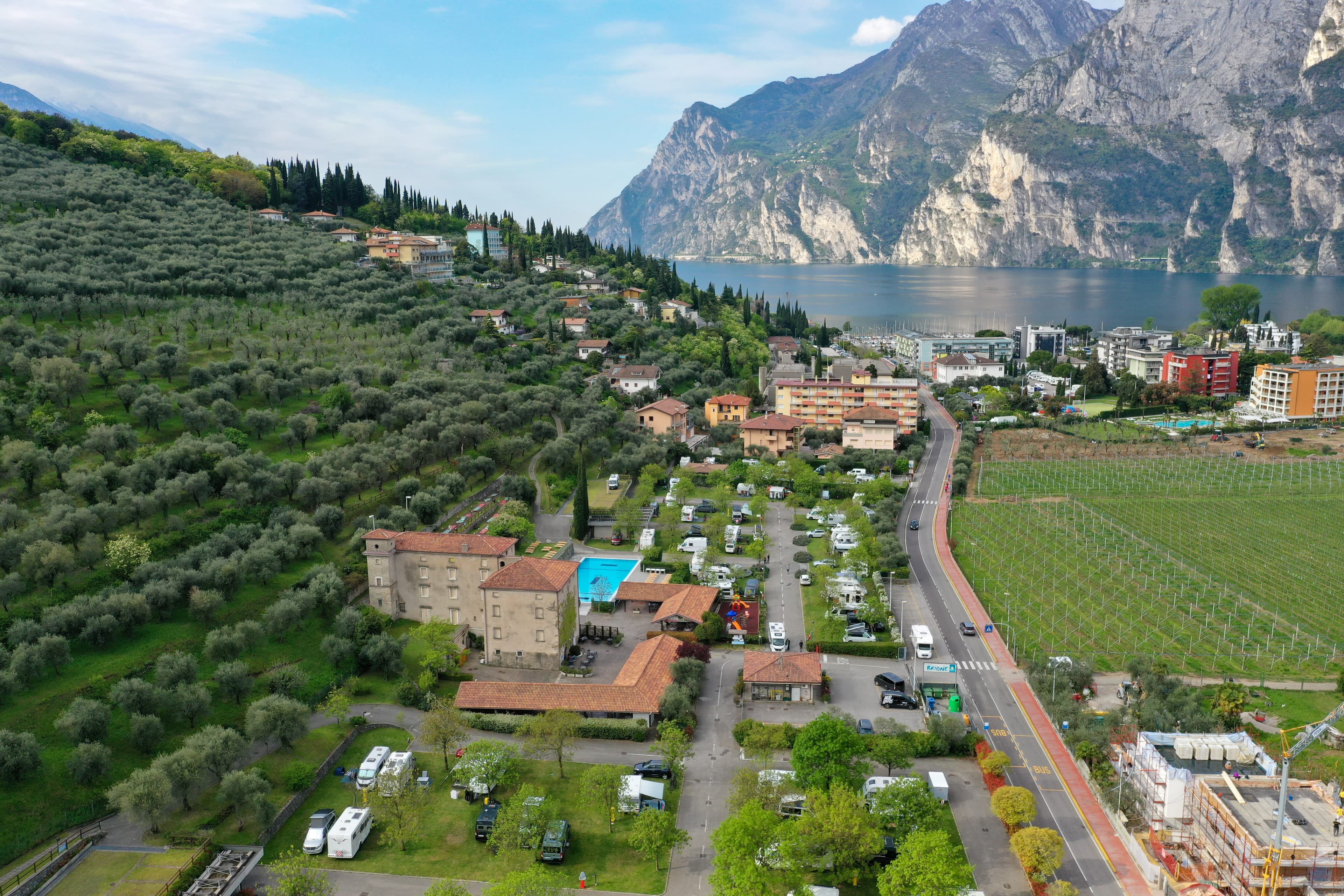 A scenery from Camping Brione