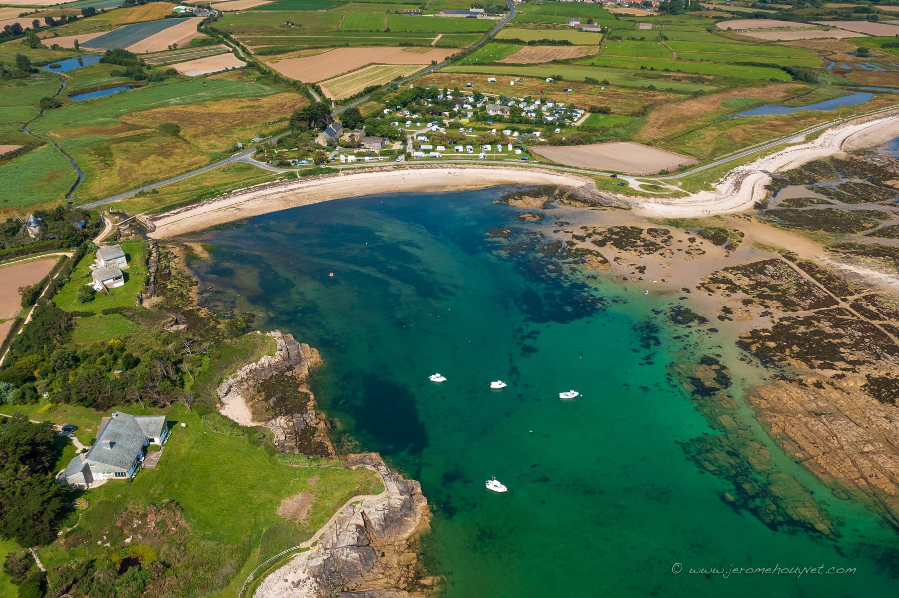 A scenery from Camping La Ferme du Bord de Mer