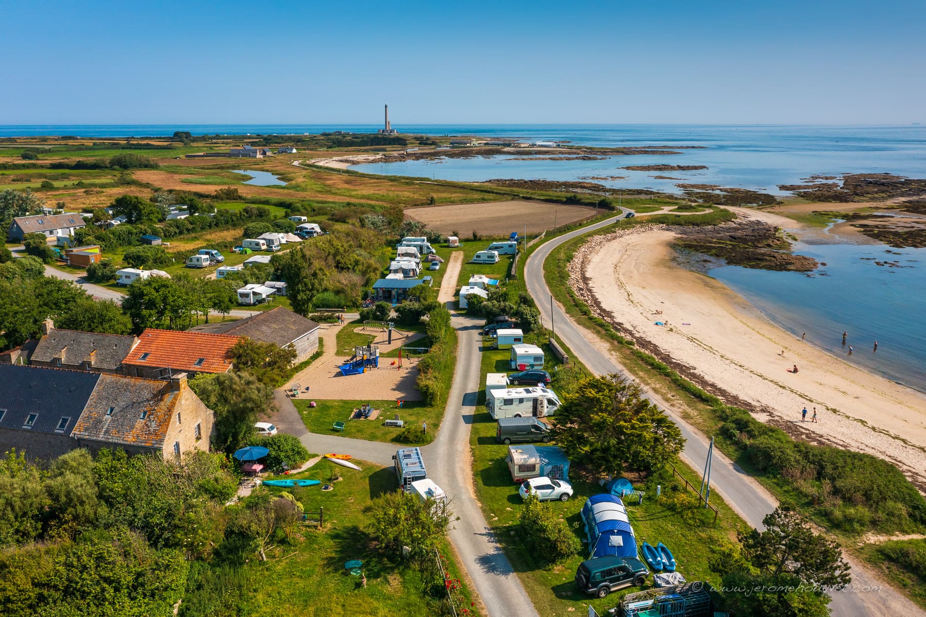 A scenery from Camping La Ferme du Bord de Mer