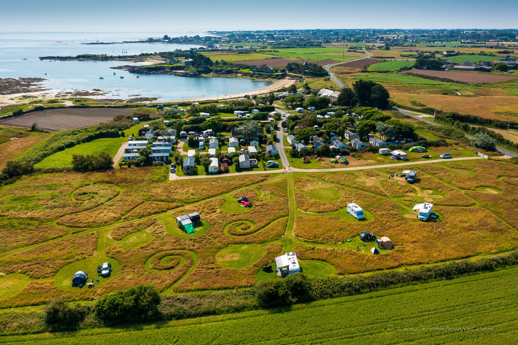 A scenery from Camping La Ferme du Bord de Mer