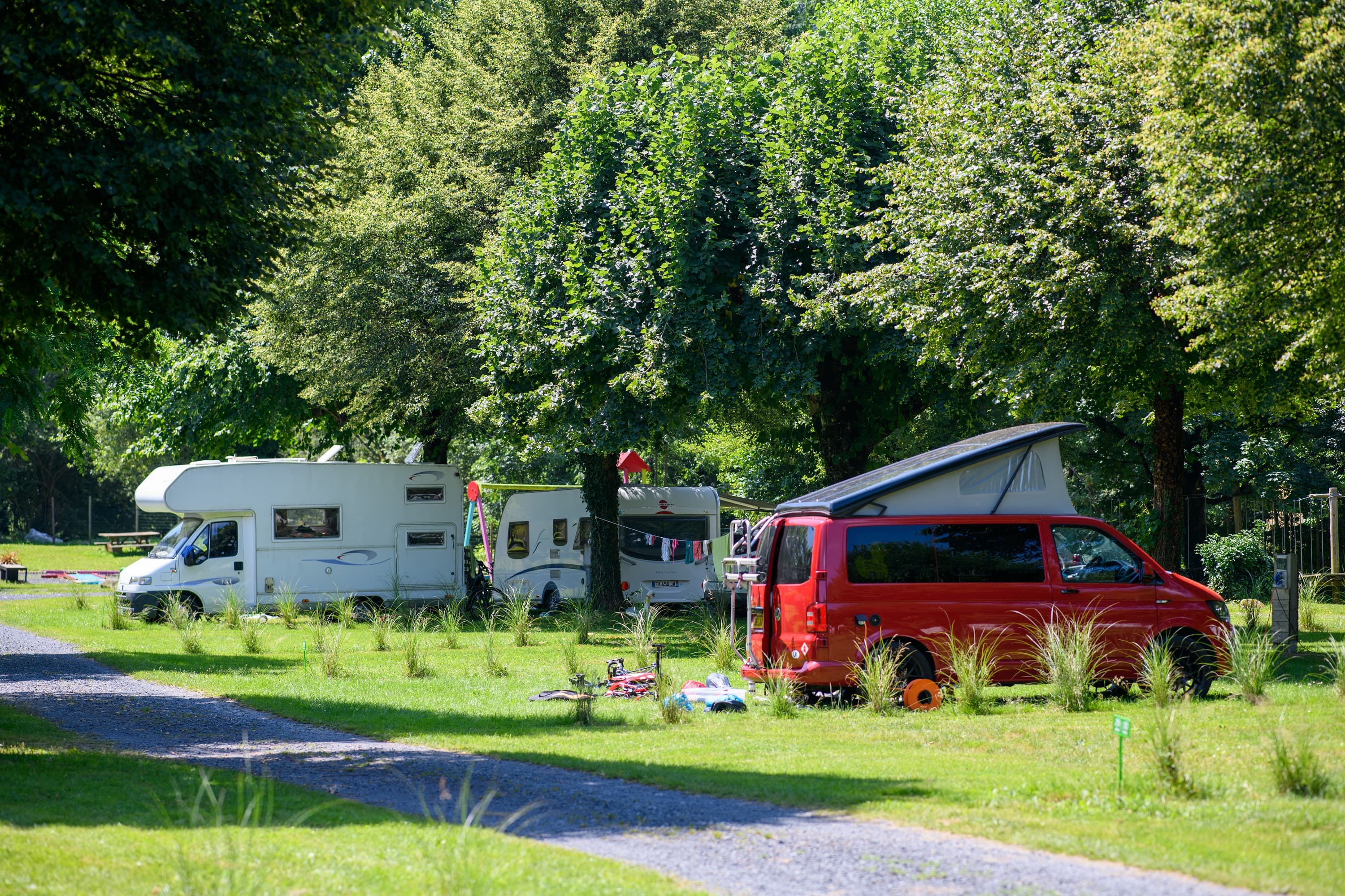 A scenery from Camping de l'Adour