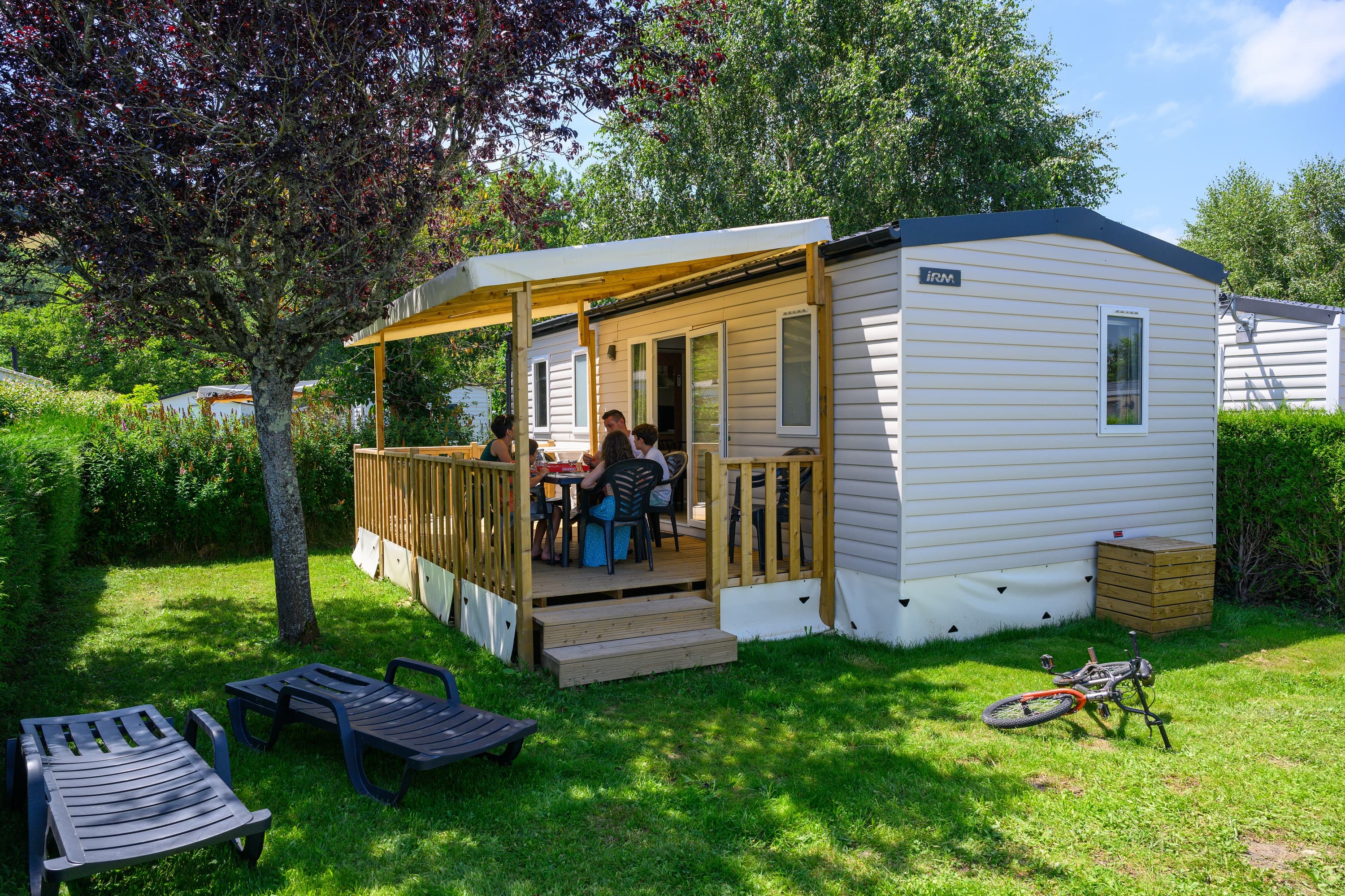 A scenery from Camping de l'Adour