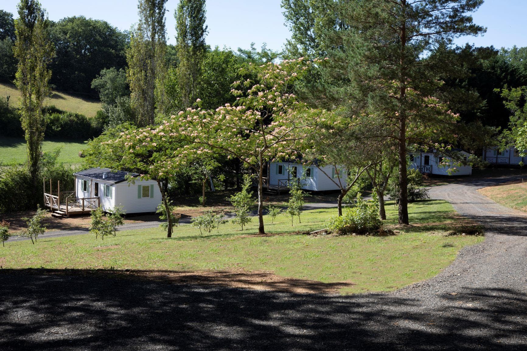 A scenery from Camping Nature Le Valenty