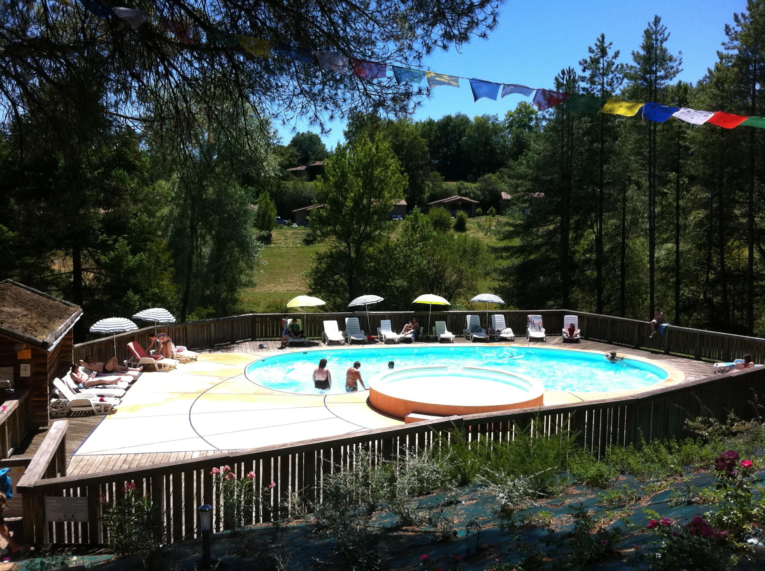 A scenery from Camping NAMASTE