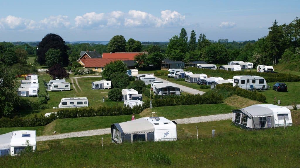 A scenery from Faaborg Camping