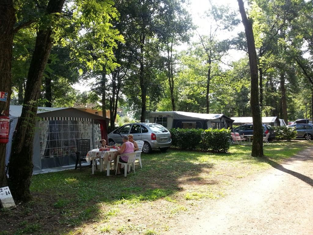 A scenery from Camping LES CHALETS SUR LA DORDOGNE